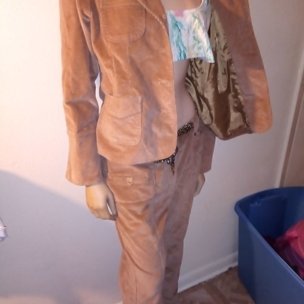 Coast to coast matching corderoy pants and jacket